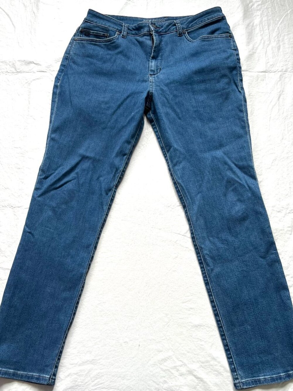 Mack Weldon jeans SILVER Denim Slim Fit 34x32 medium wash stretch